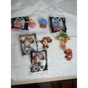 McDonald’s Super Mario Bros Movie 2022 Happy Meal Kids Toys Figures Lot of 9